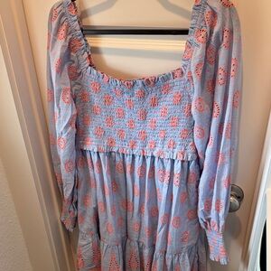 Blue and Pink Lilly Pulitzer Dress Medium